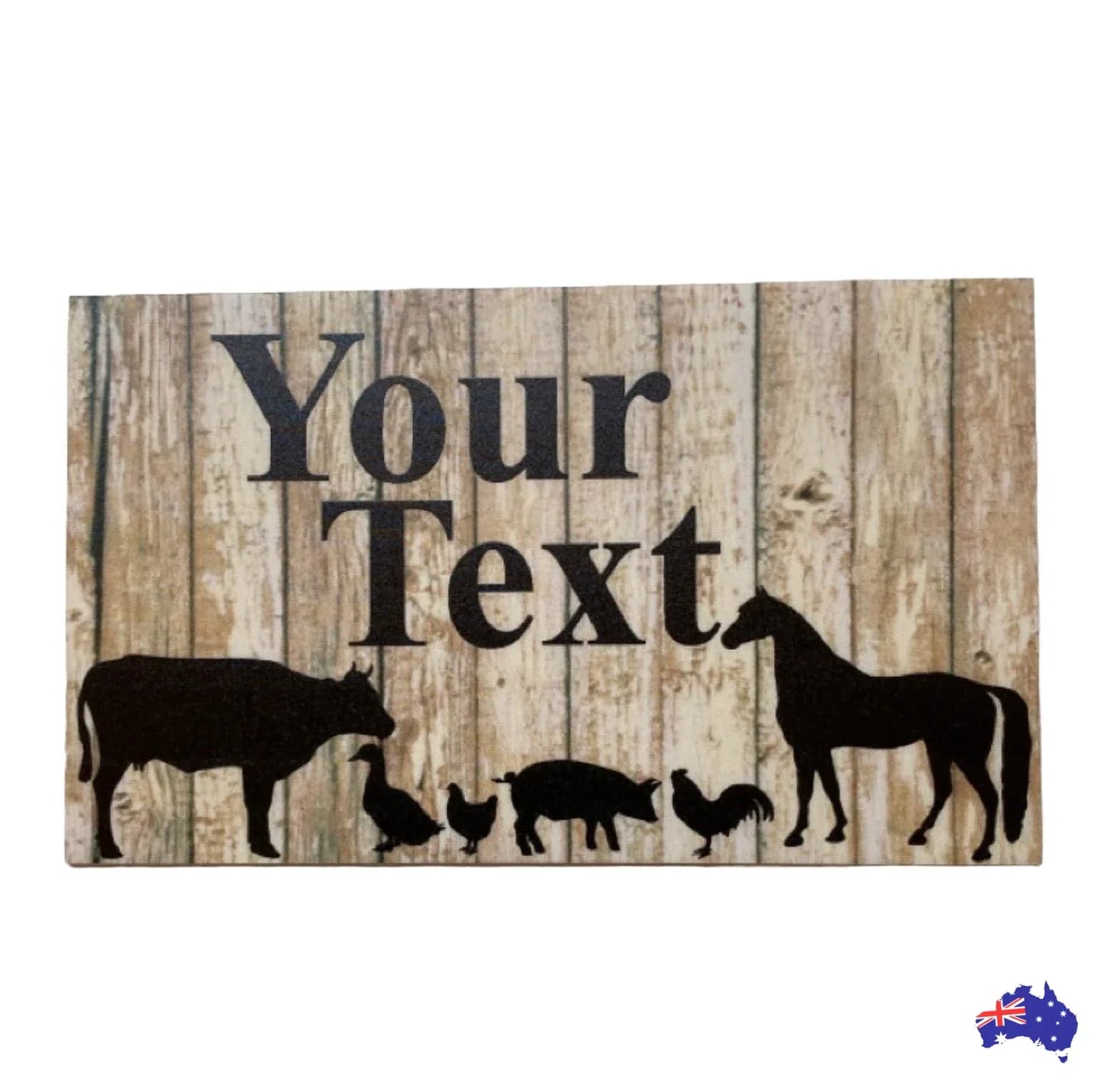 Country Custom Personalised Animals Sign - The Renmy Store Homewares & Gifts