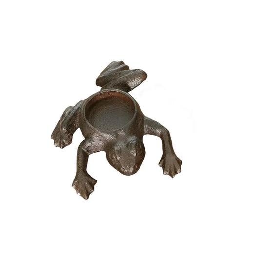 Candle Holder Frog Cast Iron - The Renmy Store Homewares & Gifts