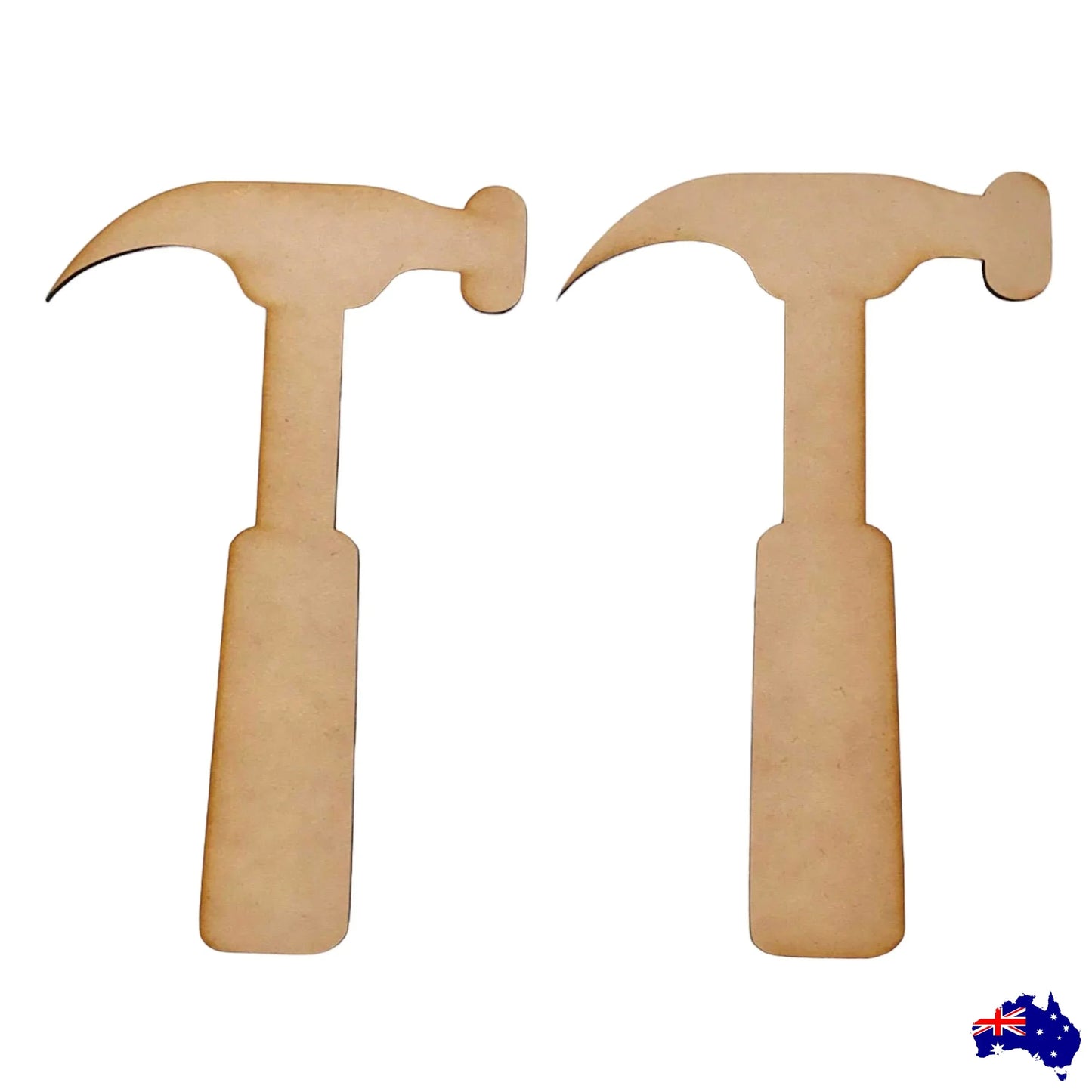 Hammers Set of 2 MDF DIY Raw Cut Out Art Craft Decor - The Renmy Store Homewares & Gifts