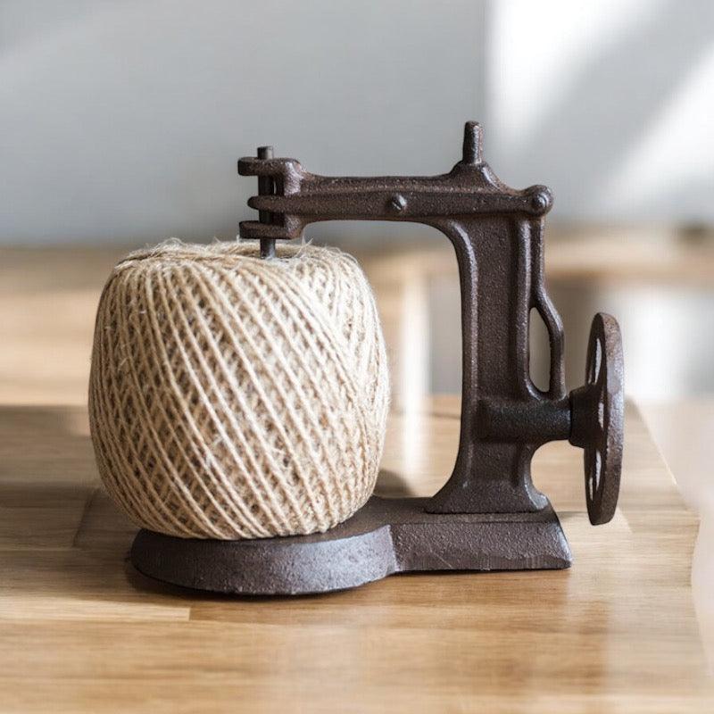String Holder Cast Iron Sewing Machine Bird Cat - The Renmy Store Homewares & Gifts