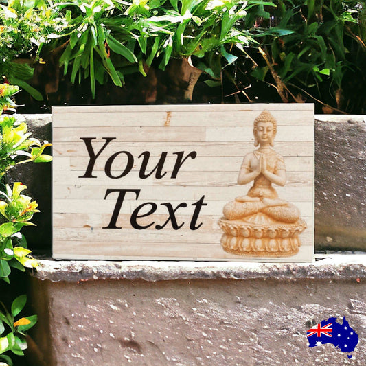 Buddha Thai Namaste Sign - The Renmy Store Homewares & Gifts