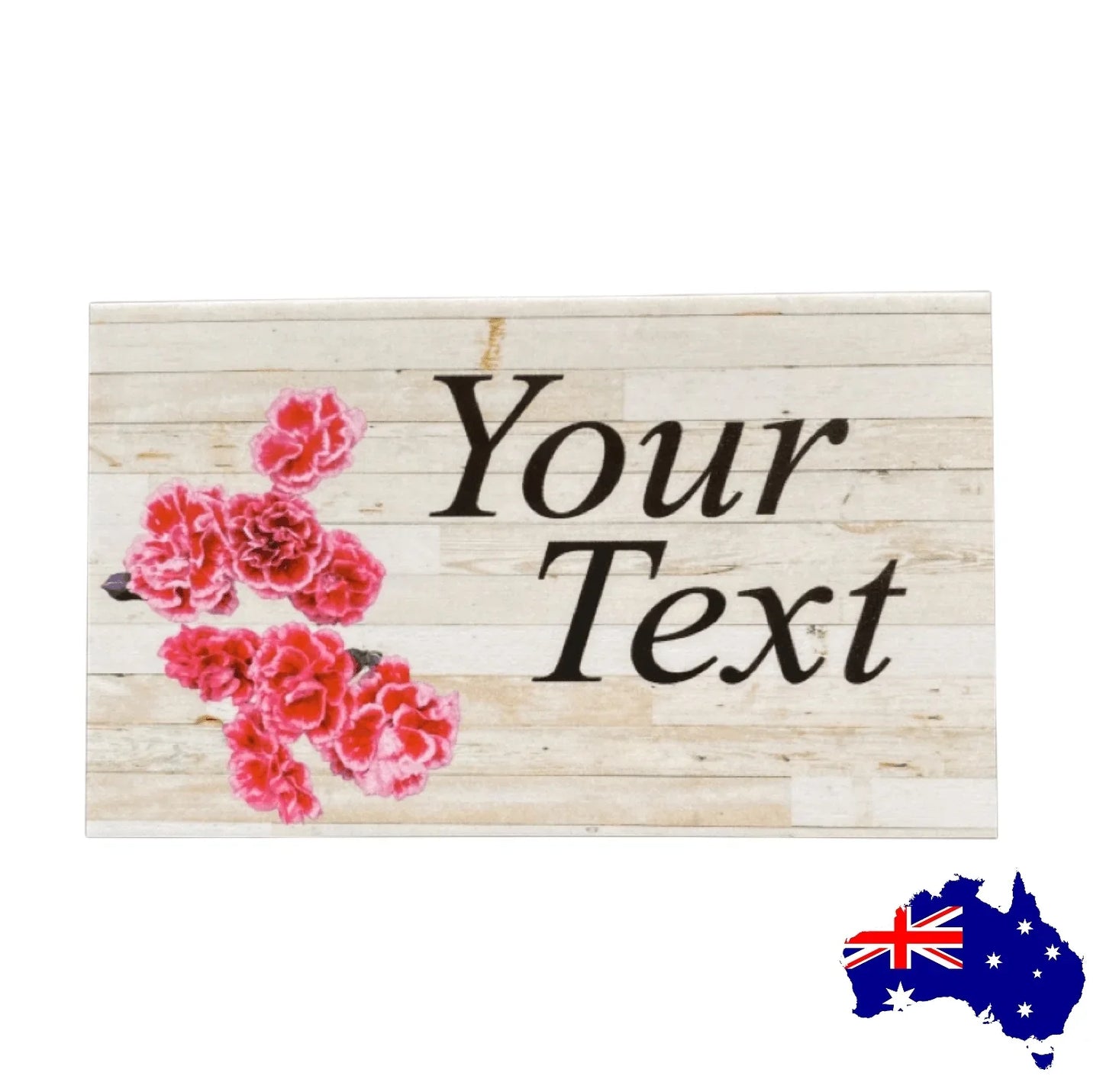 Dianthus Flower Garden Floral Custom Personalised Sign