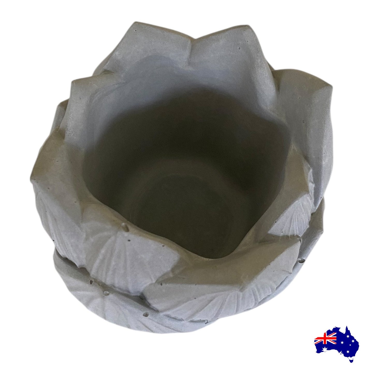 Handmade Concrete Lotus - Planter Candle Pen Holder - Australian Made - Set of 1, 2 or 3
