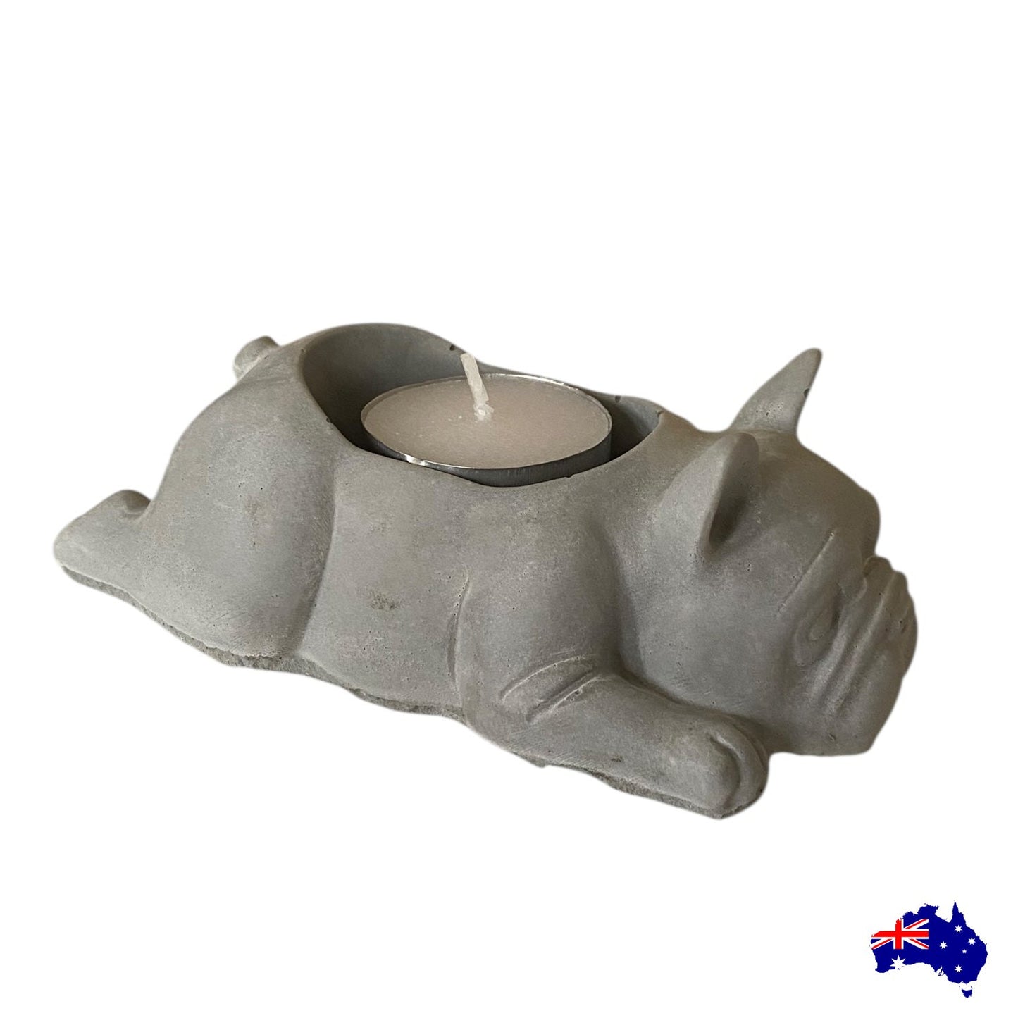 Planter Pot French Bulldog Dog Alice Aussie Handmade Concrete