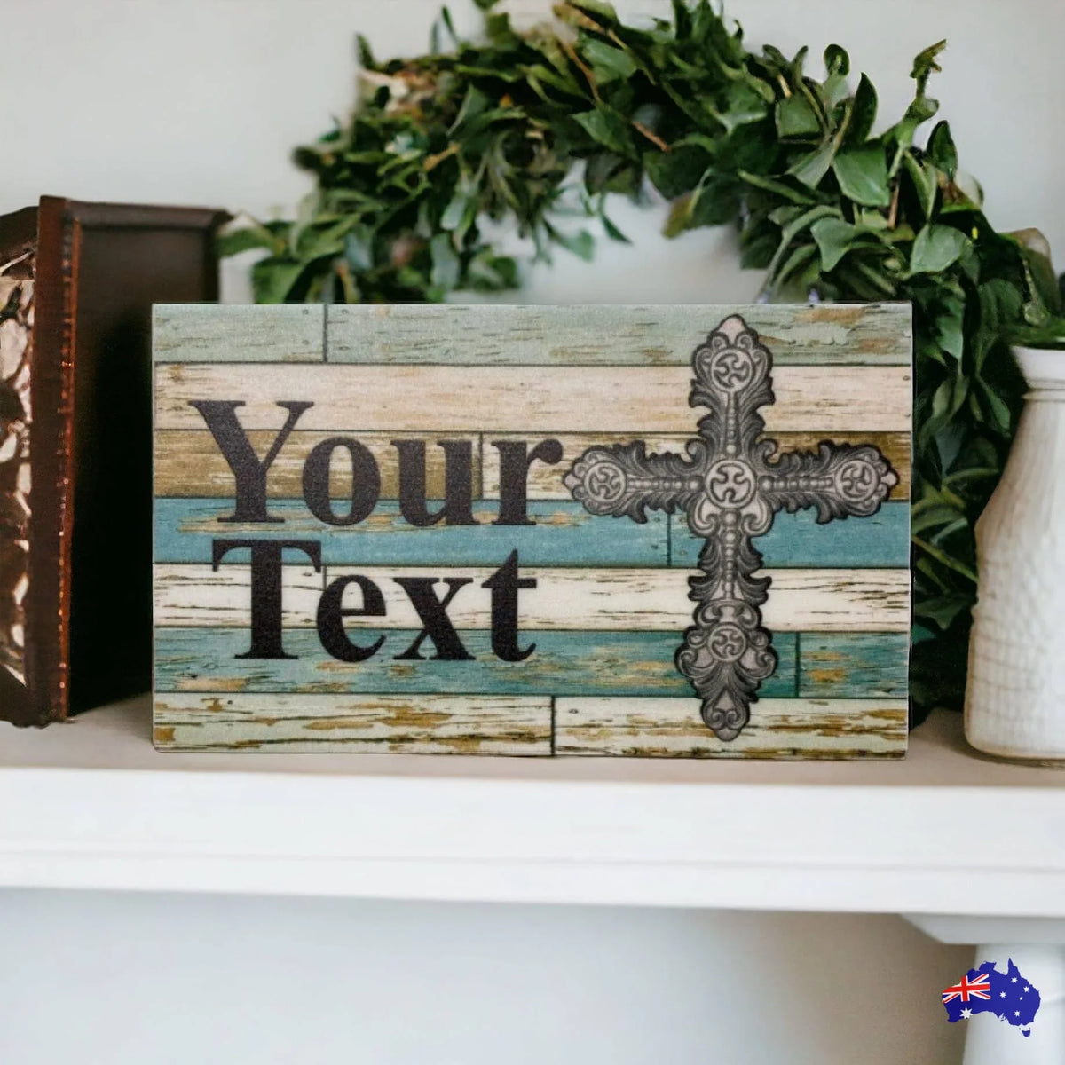 Cross Memorial Custom Personalised Sign - The Renmy Store Homewares & Gifts
