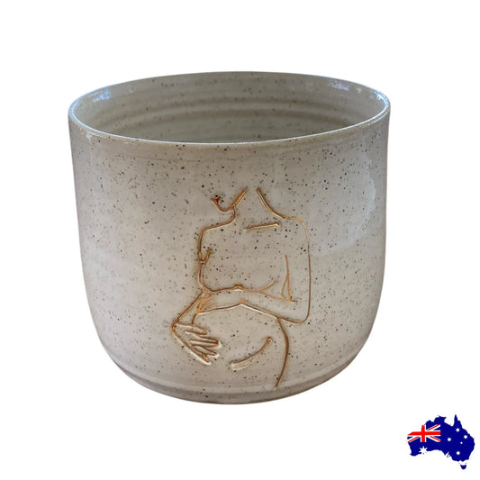 Mug Cup Pregnancy Pottery Ceramic Aussie Made