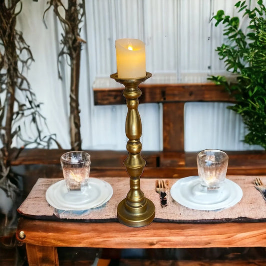 Candle Stick Holder Gold - The Renmy Store Homewares & Gifts