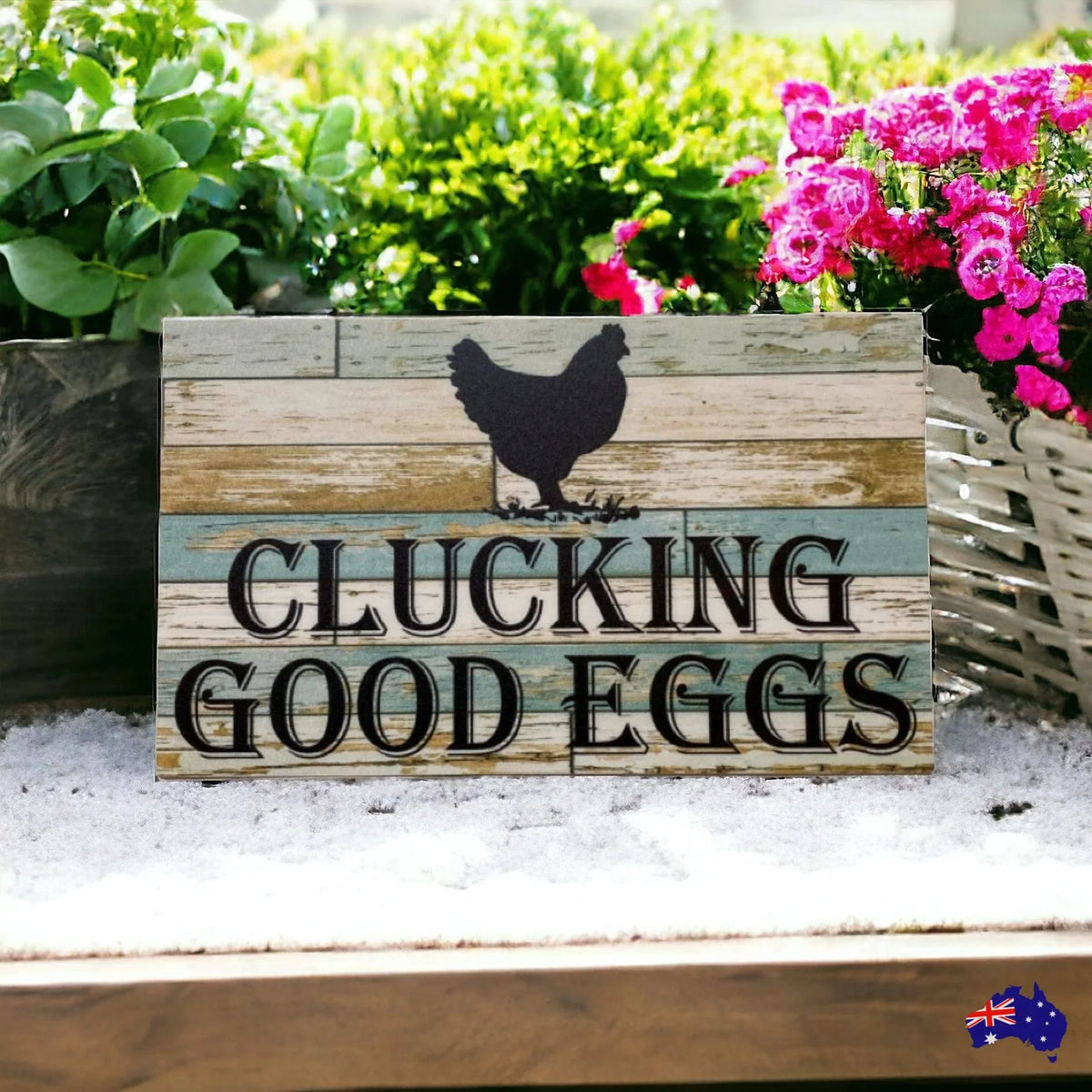 Clucking Good Eggs Chicken Sign - The Renmy Store Homewares & Gifts