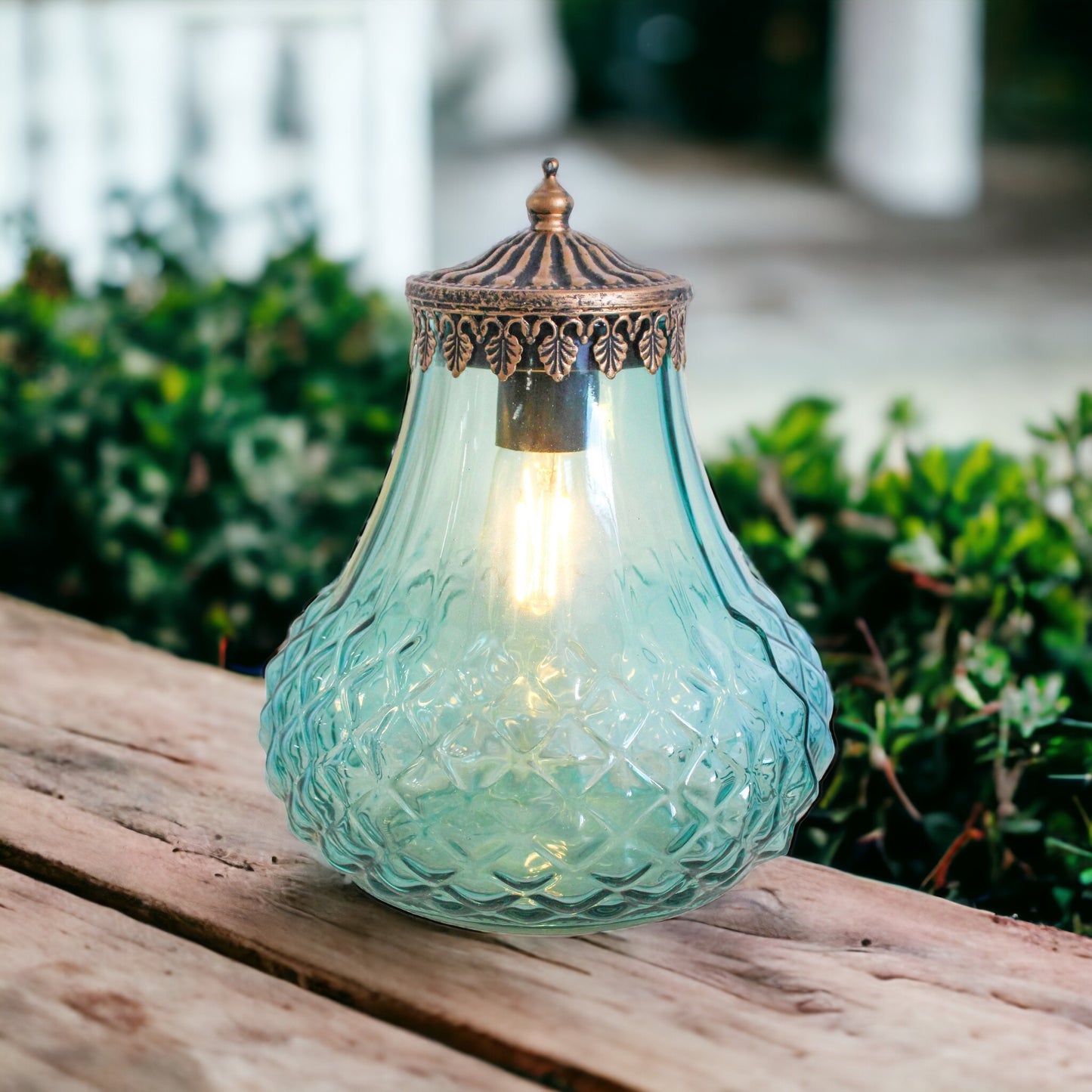 Lantern Light LED Rustic Shimmer - The Renmy Store Homewares & Gifts 