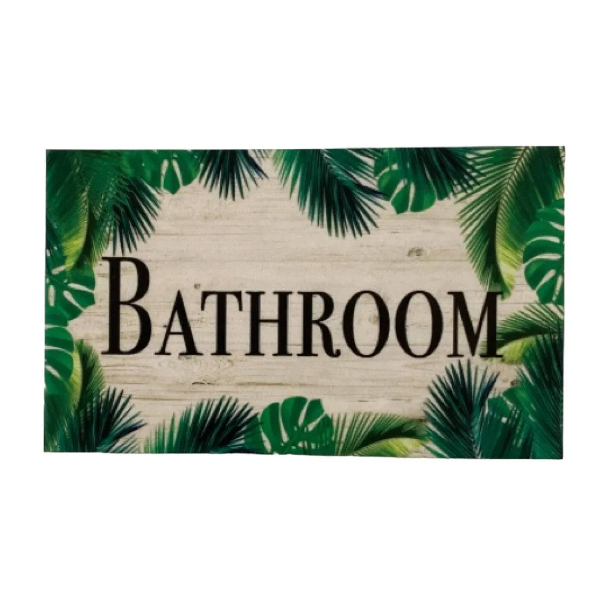 Tropical Door Room Sign Toilet Laundry Bathroom Beach House - The Renmy Store Homewares & Gifts