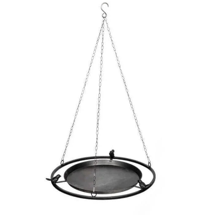 Bird Feeder Hanging Rustic Dark 33cm - The Renmy Store Homewares & Gifts