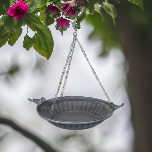 Bird Feeder Hanging Rustic Grey Cottage - The Renmy Store Homewares & Gifts