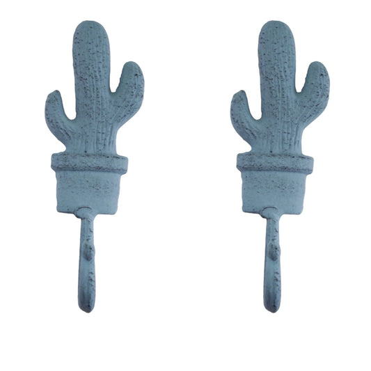 Hook Cactus Blue Set of 2 - The Renmy Store Homewares & Gifts