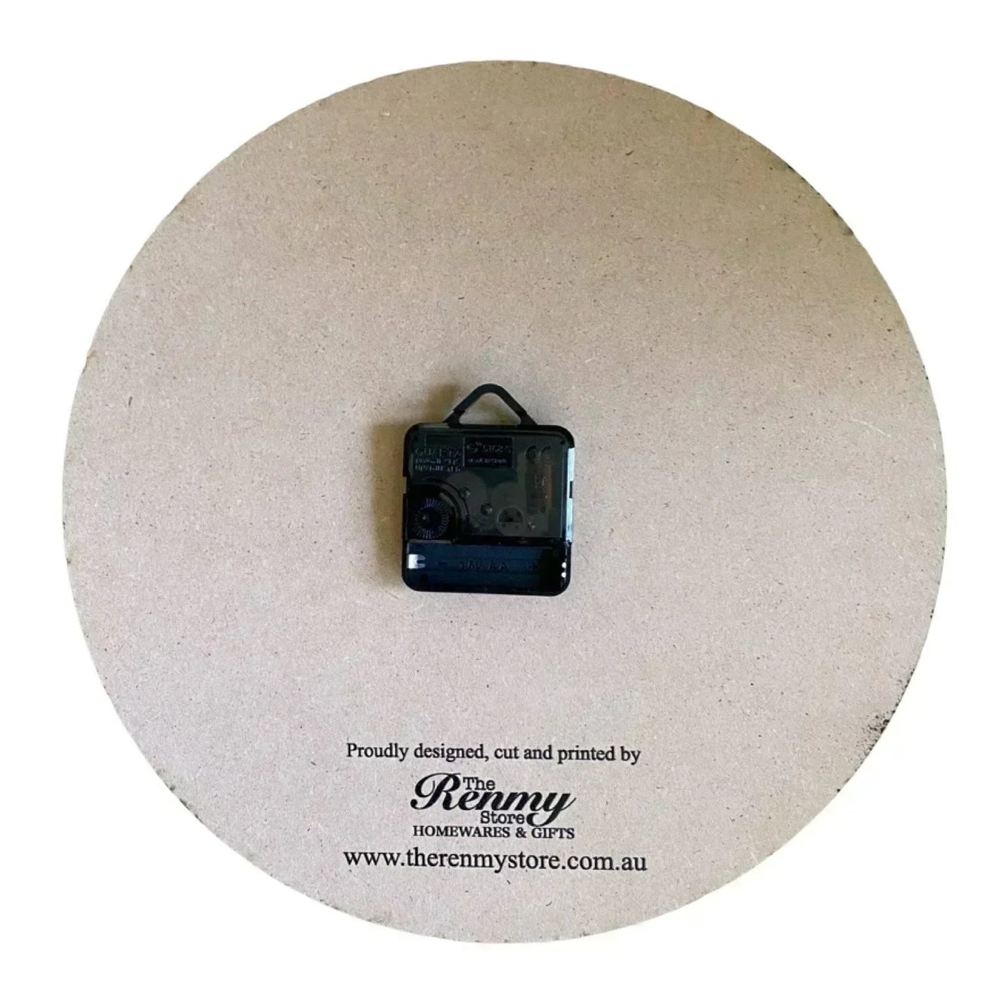 Clock Wall Cat Kitty 30cm 60cm Aussie Made