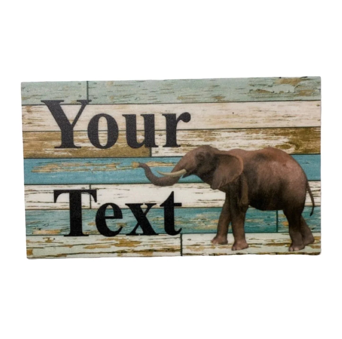 Elephant Africa Custom Persoanlised Sign - The Renmy Store Homewares & Gifts