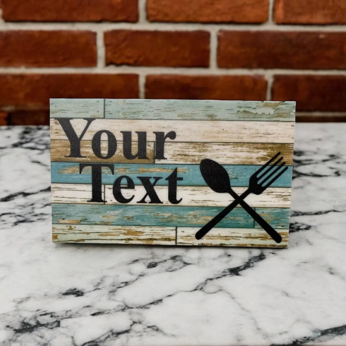 Kitchen Café Cook Chef Custom Wording Text Sign - The Renmy Store Homewares & Gifts