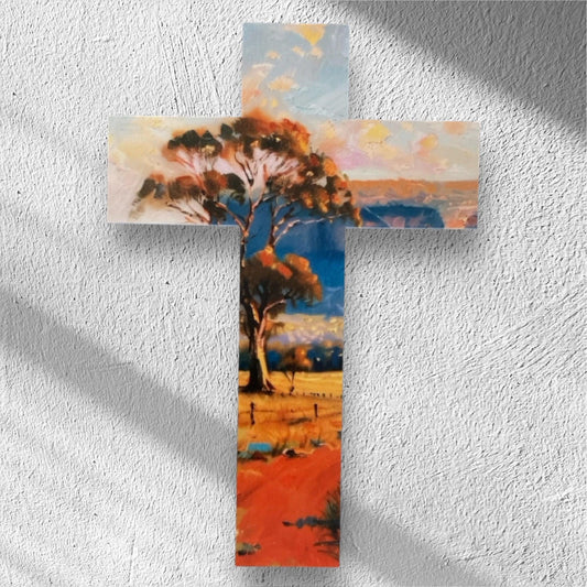 Cross Australian Country Home Garden Wall Decoration - The Renmy Store Homewares & Gifts