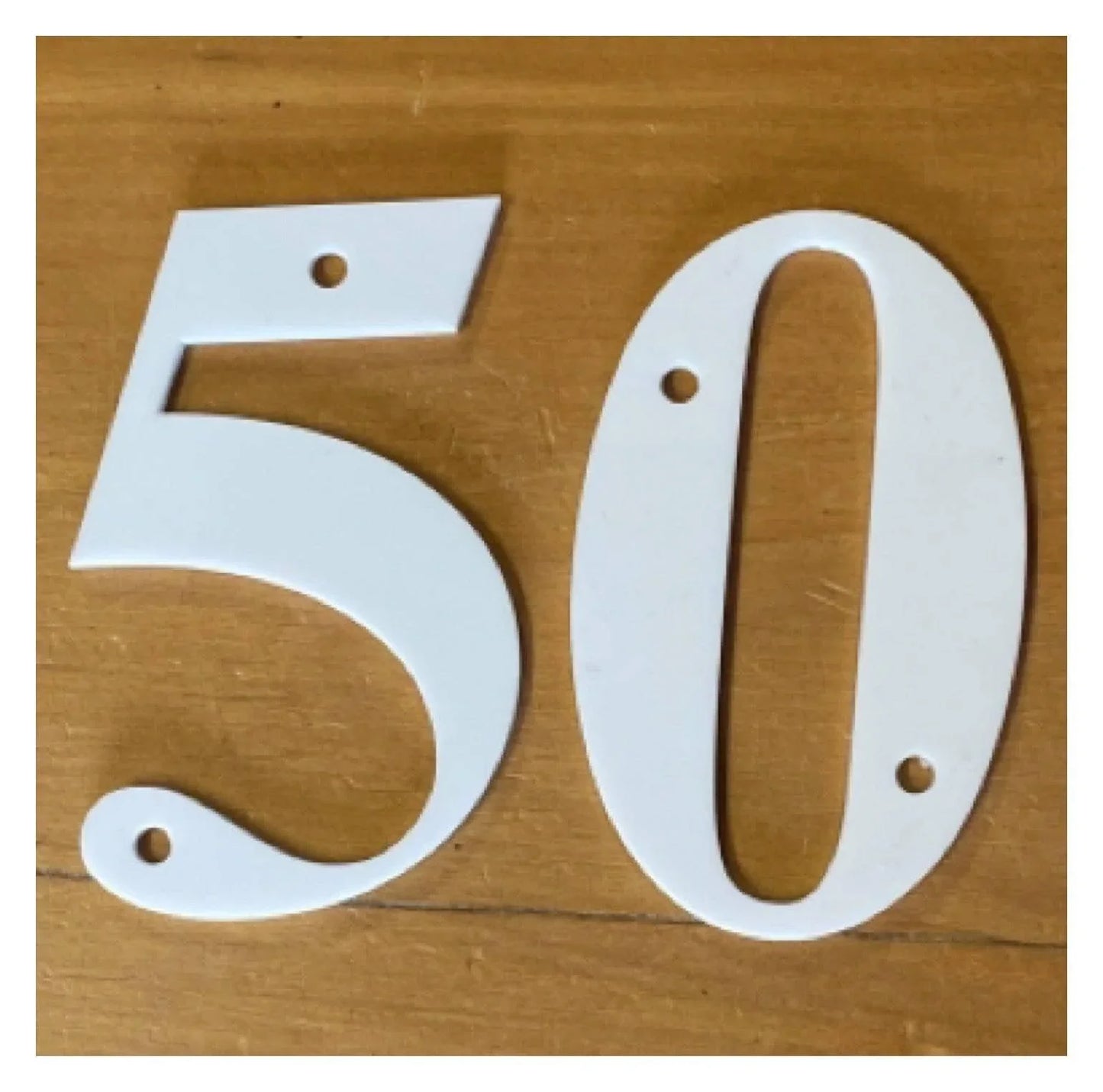 Number House Address Letterbox Street Black or White 10cm - The Renmy Store Homewares & Gifts