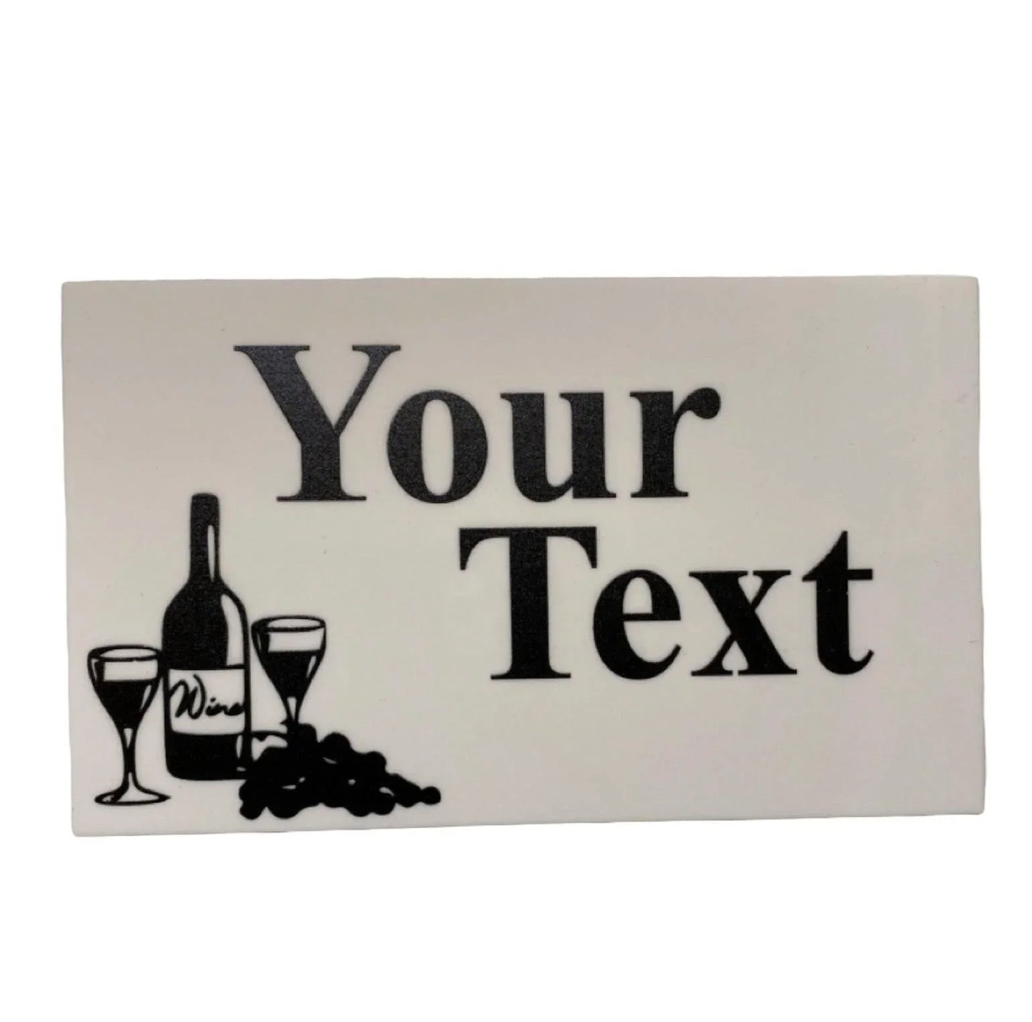 Wine Vintage White Personalised Custom Sign - The Renmy Store Homewares & Gifts