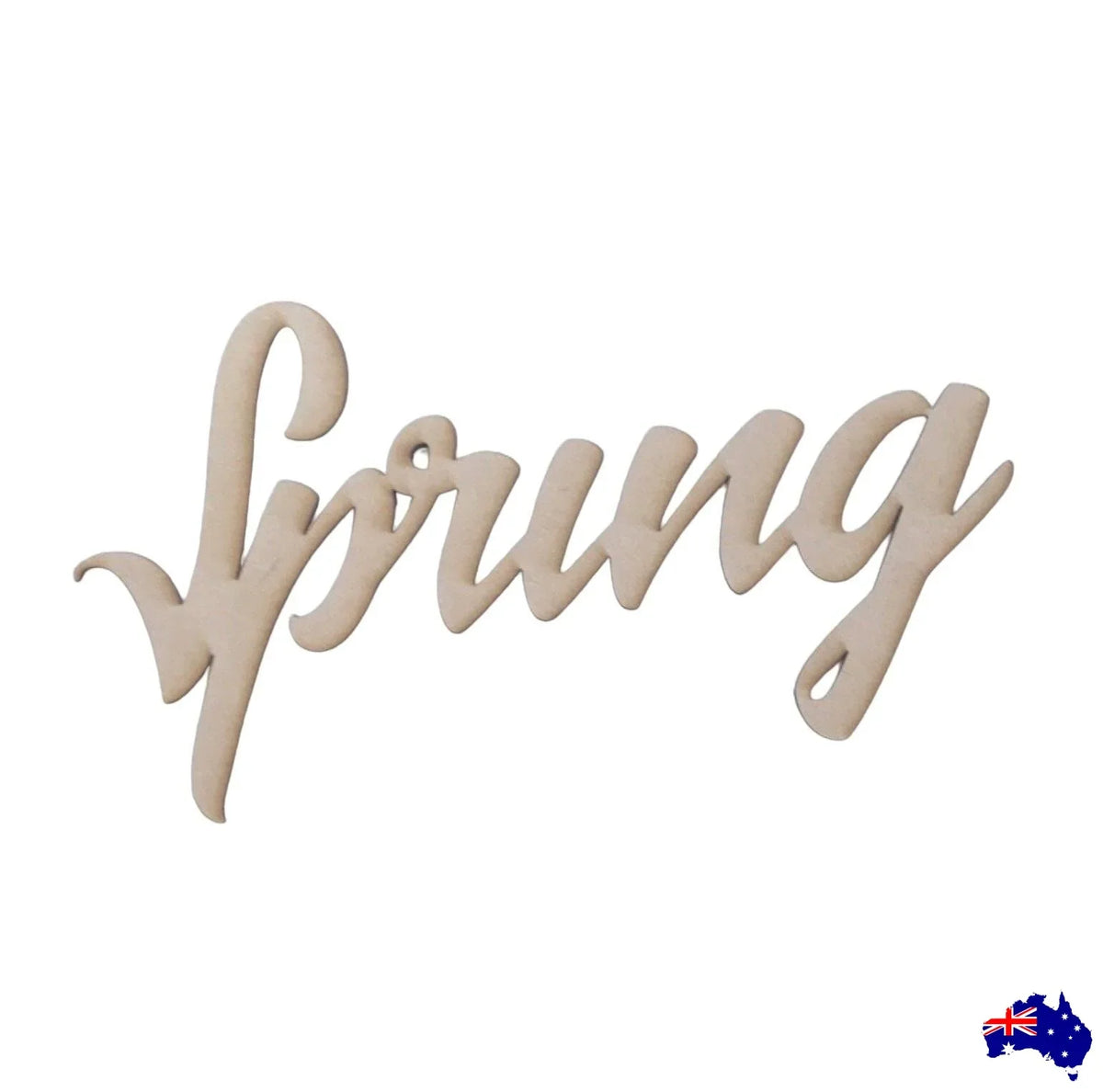 Spring Word Sign MDF DIY Wooden - The Renmy Store Homewares & Gifts