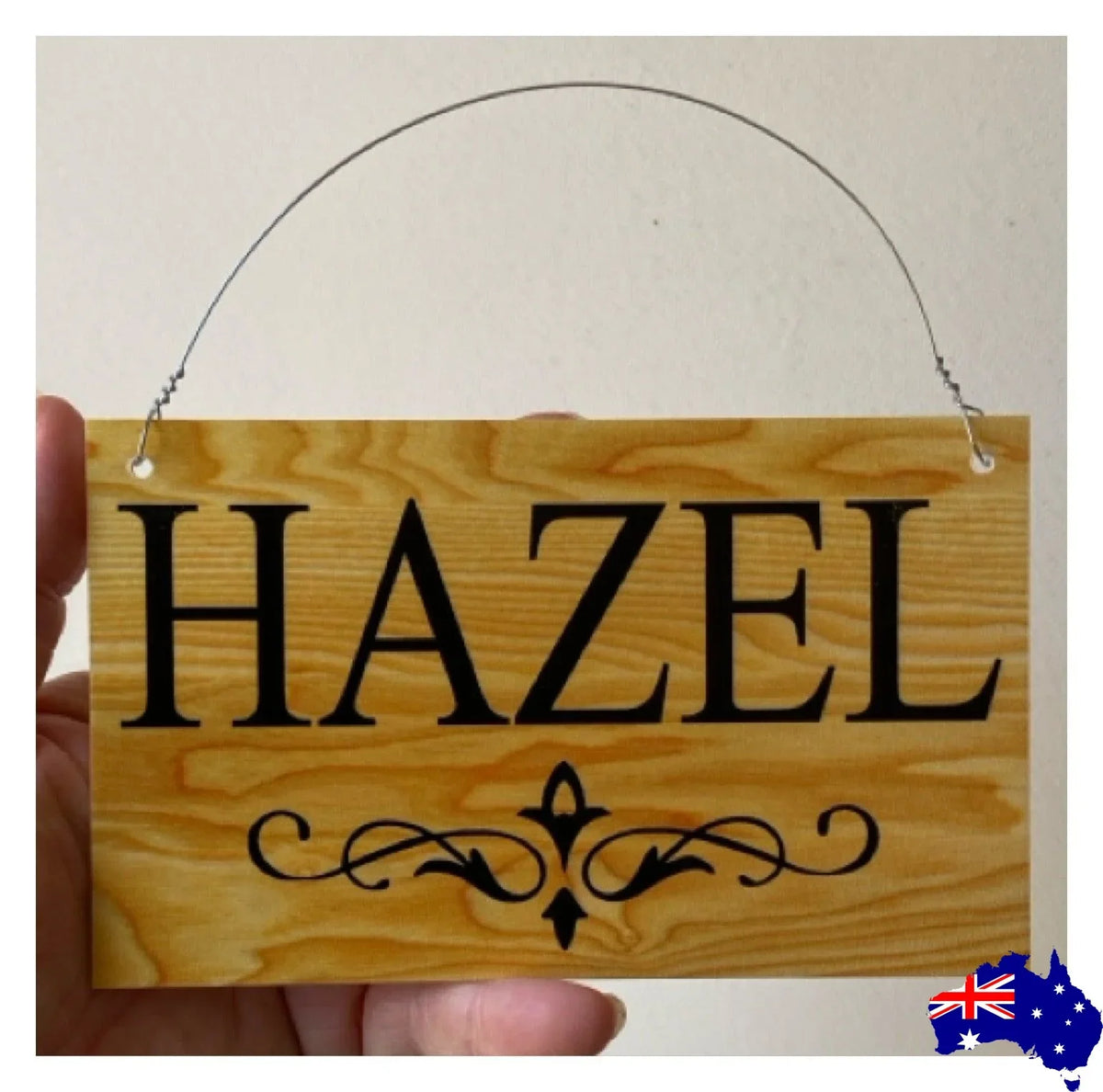 Timber Style Your Text Custom Wording Sign - The Renmy Store Homewares & Gifts