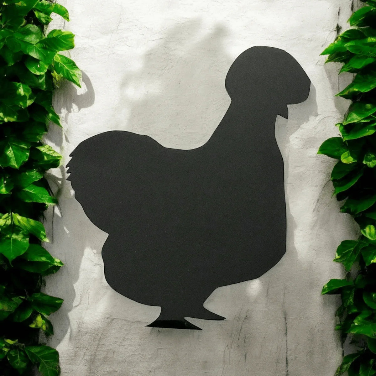 Silkie Chicken Hen Black Acrylic Country Decor - The Renmy Store Homewares & Gifts