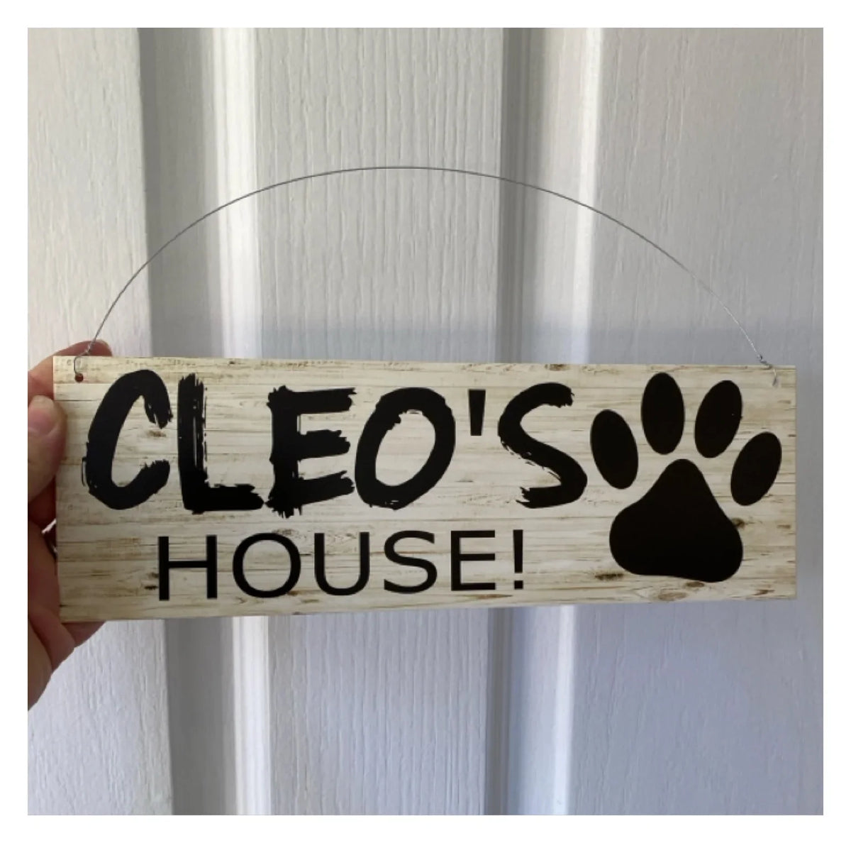 Dog Kennel House Custom Personalised Pets Name Sign - The Renmy Store Homewares & Gifts
