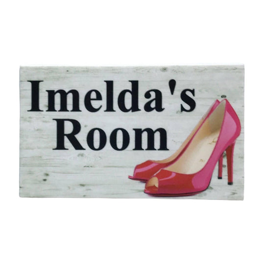 Shoe Room with your Name Custom Sign - The Renmy Store Homewares & Gifts
