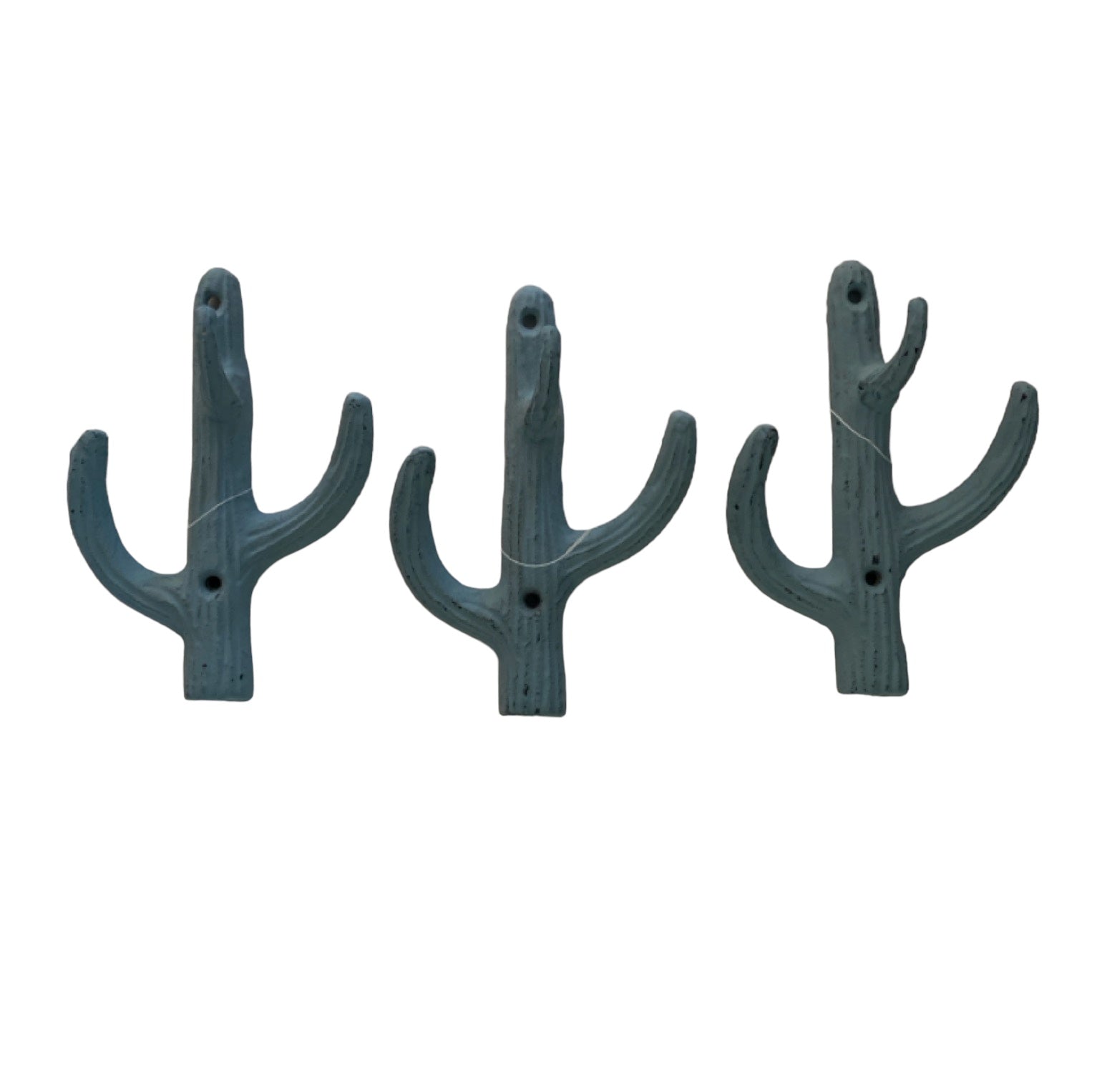 Hook Cactus Double Blue Set of 3 - The Renmy Store Homewares & Gifts 
