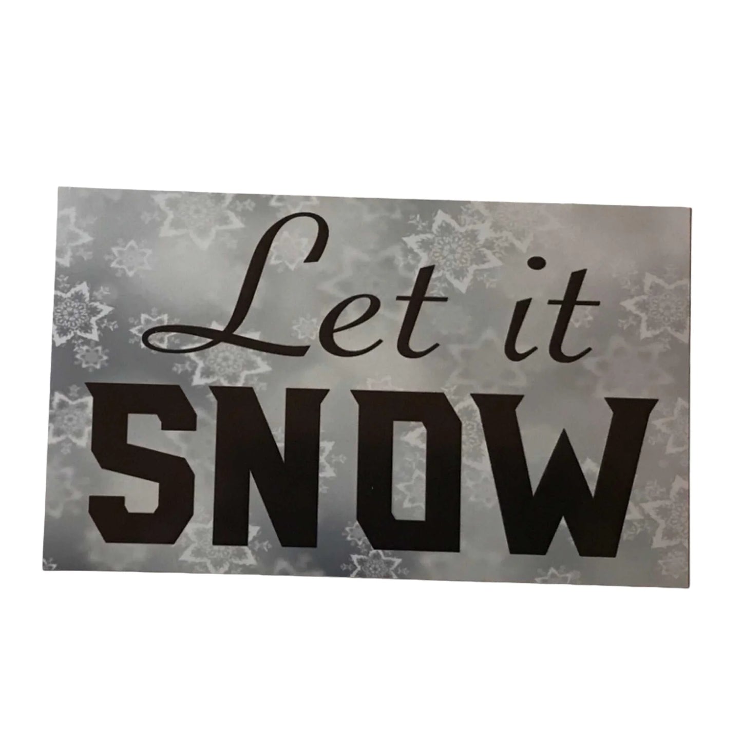 Let It Snow Christmas Sign - The Renmy Store Homewares & Gifts