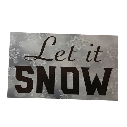 Let It Snow Christmas Sign - The Renmy Store Homewares & Gifts