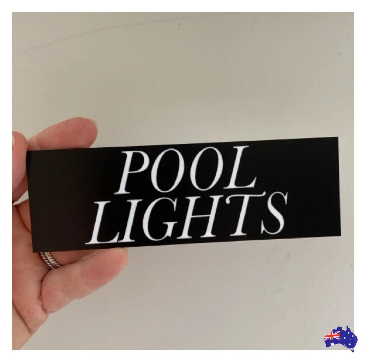 Black White Custom Personalised Outdoor Sign - The Renmy Store Homewares & Gifts