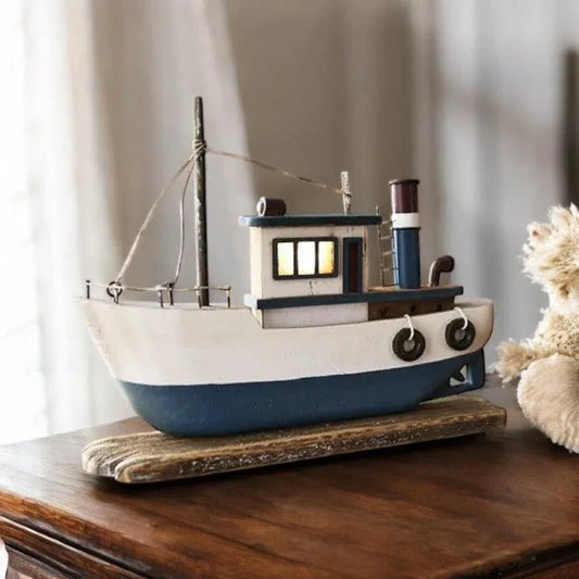 Ship Boat Nautical Beach Wood - The Renmy Store Homewares & Gifts