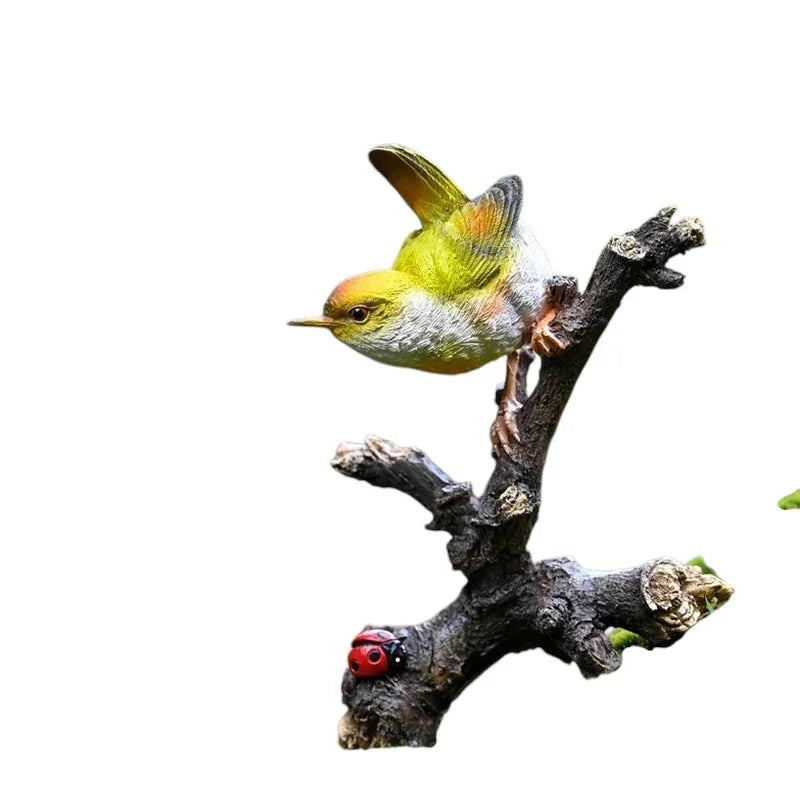 Wren Bird Yellow Ornament - The Renmy Store Homewares & Gifts