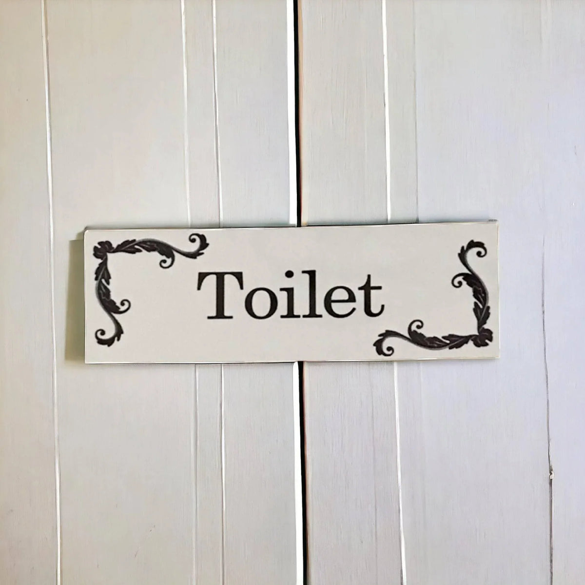 French Toilet Laundry Bathroom Door Sign - The Renmy Store Homewares & Gifts