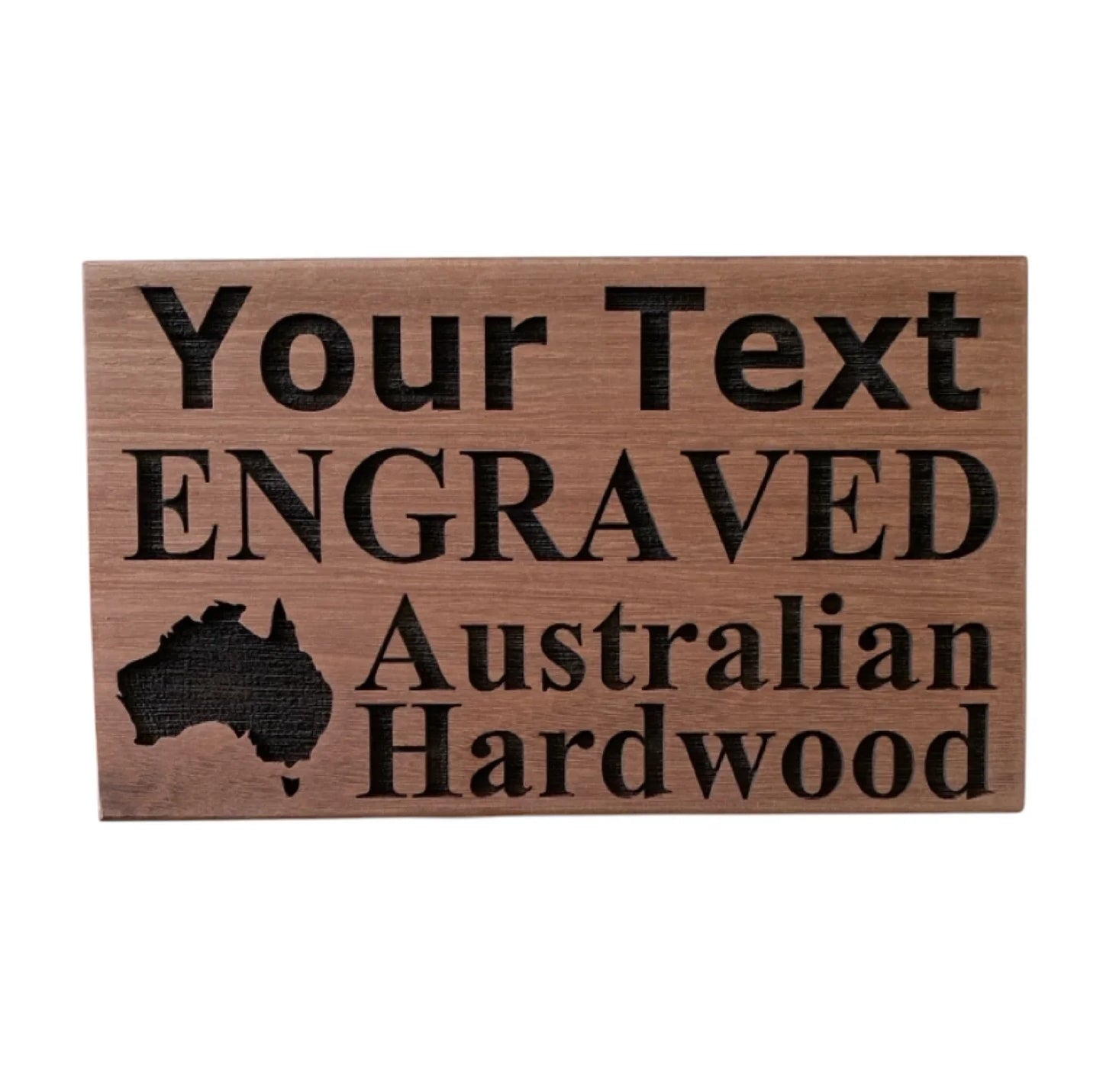 Hardwood Timber Wood Custom Personalised Sign - The Renmy Store Homewares & Gifts