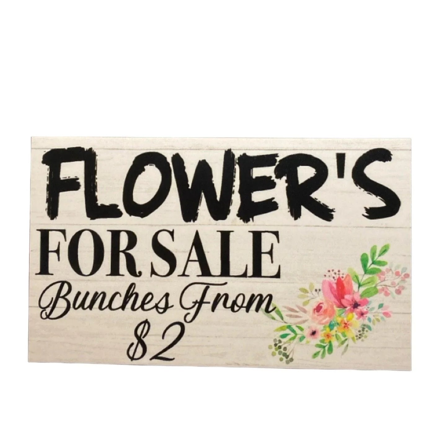 Flowers For Sale Farm Road Stall Custom Homesteading Sign - The Renmy Store Homewares & Gifts