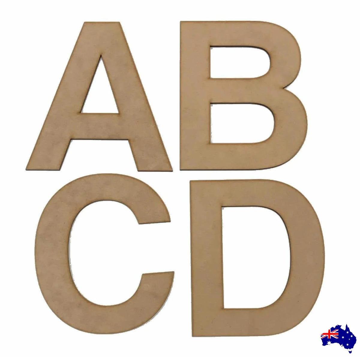Alphabet Letters A to Z Full Set Art MDF Wooden - The Renmy Store Homewares & Gifts