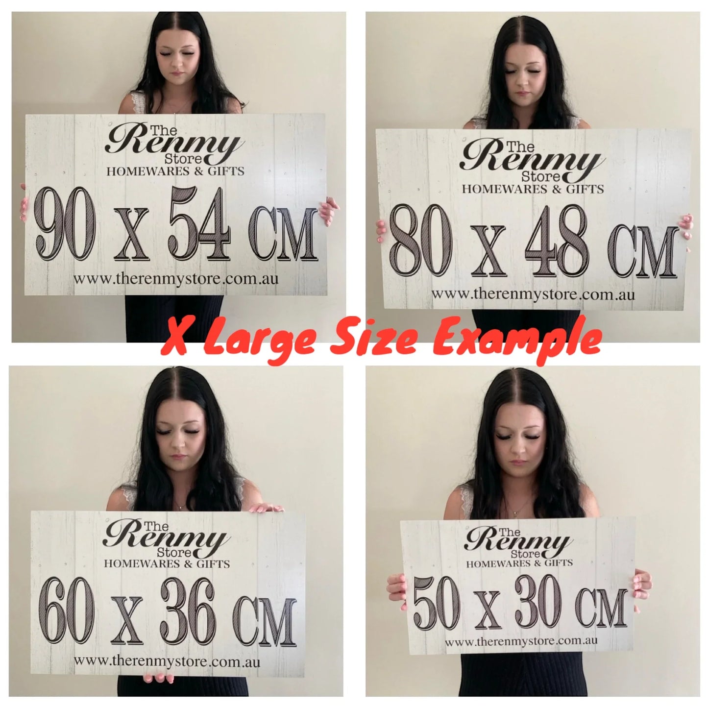 Custom Personalised Timber Seashells Coastal Sign - The Renmy Store Homewares & Gifts