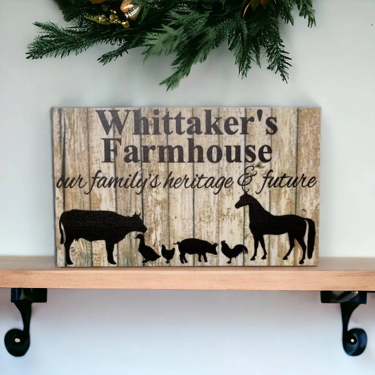 Farmhouse Heritage Future Custom Persoanlised Sign - The Renmy Store Homewares & Gifts