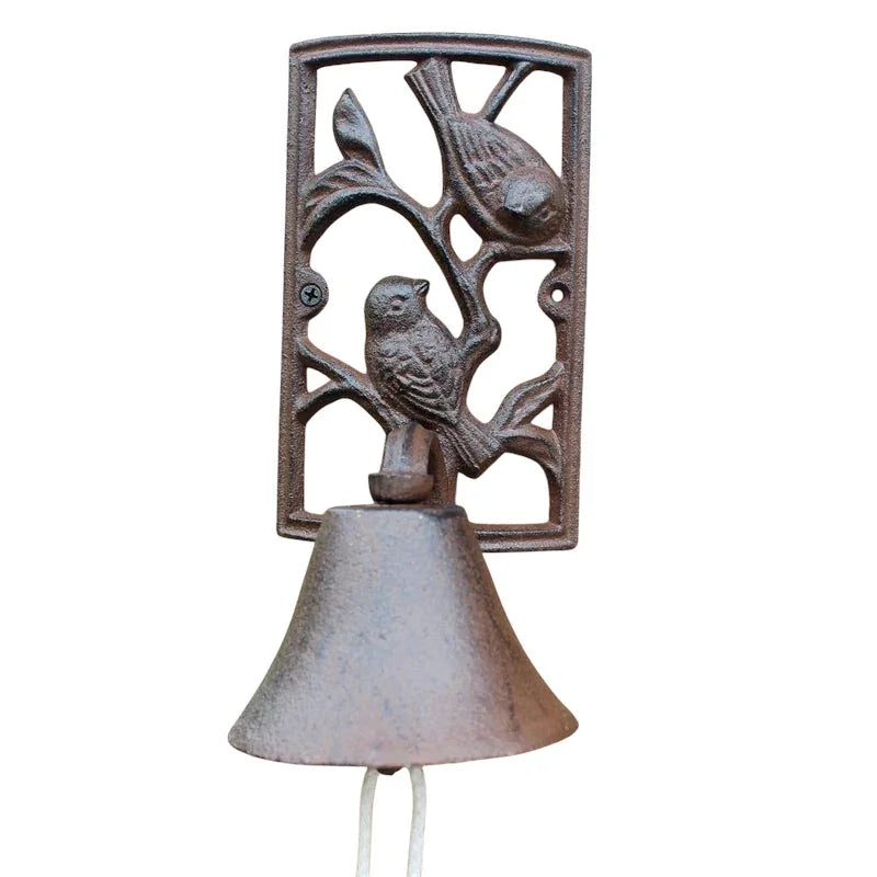 Door Bell Decorative Birds Cast Iron - The Renmy Store Homewares & Gifts