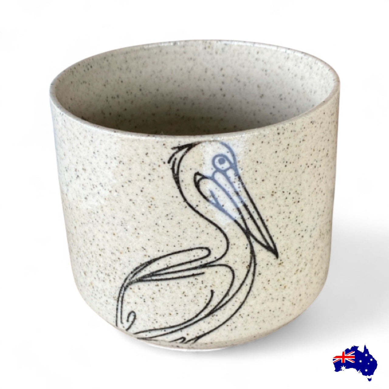Mug Cup Pelican Bird Pottery Ceramic Aussie Made