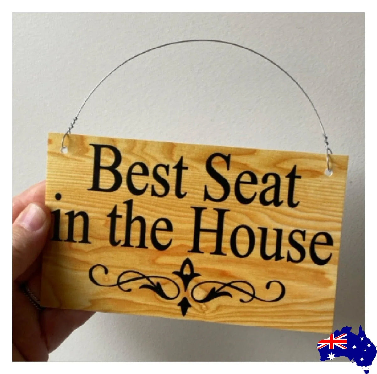 Timber Style Your Text Custom Wording Sign - The Renmy Store Homewares & Gifts