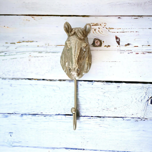 Horse Rustic Gold Hook - The Renmy Store Homewares & Gifts