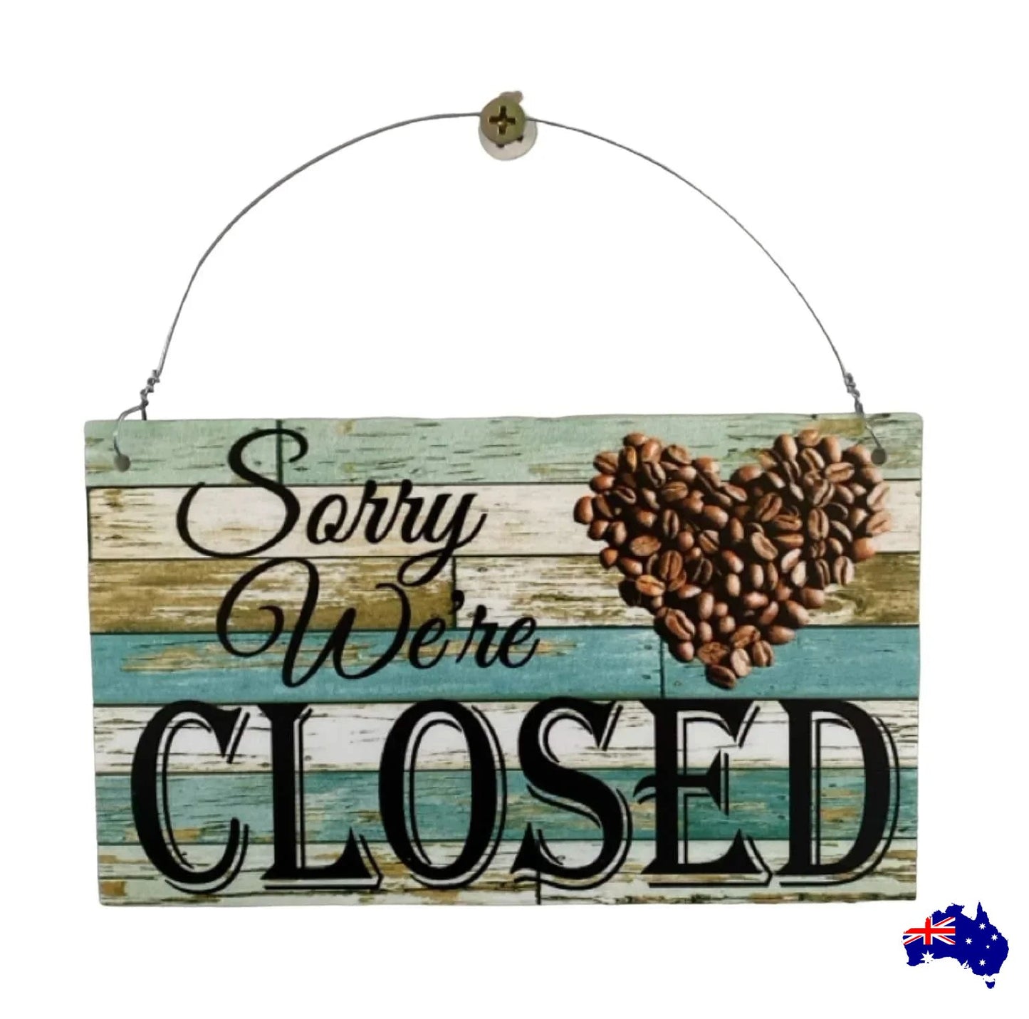 Open Closed Coffee Shop Hanging Rustic Sign - The Renmy Store Homewares & Gifts