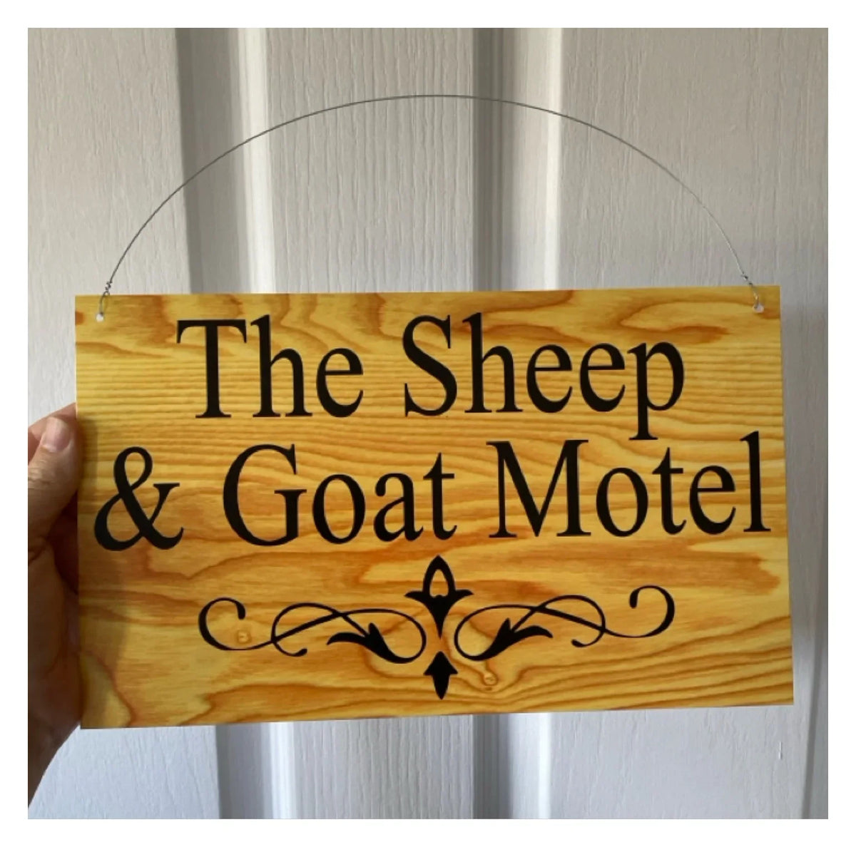 Timber Style Your Text Custom Wording Sign - The Renmy Store Homewares & Gifts