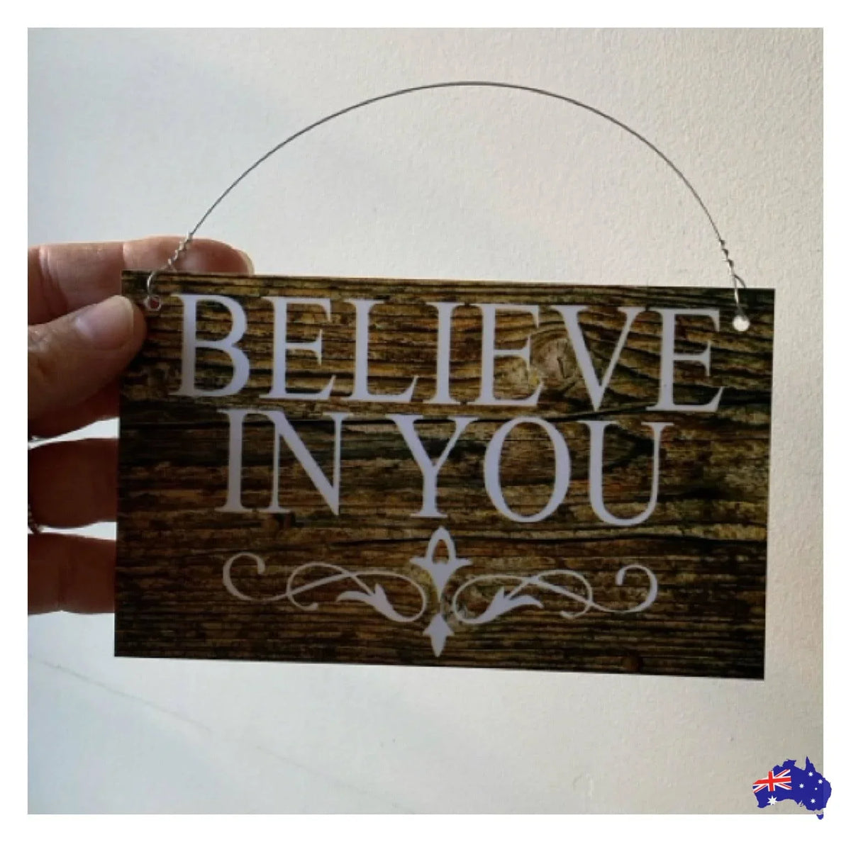 Custom Personalised Dark Wood Look Sign - The Renmy Store Homewares & Gifts