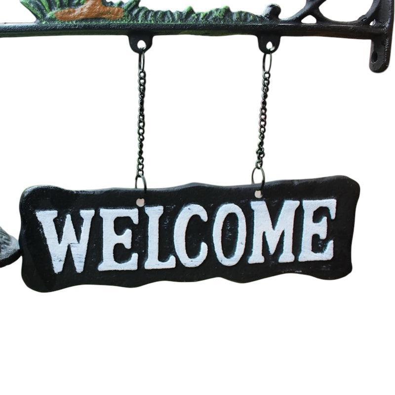Doorbell Door Bell Welcome Cast Iron Rooster - The Renmy Store Homewares & Gifts