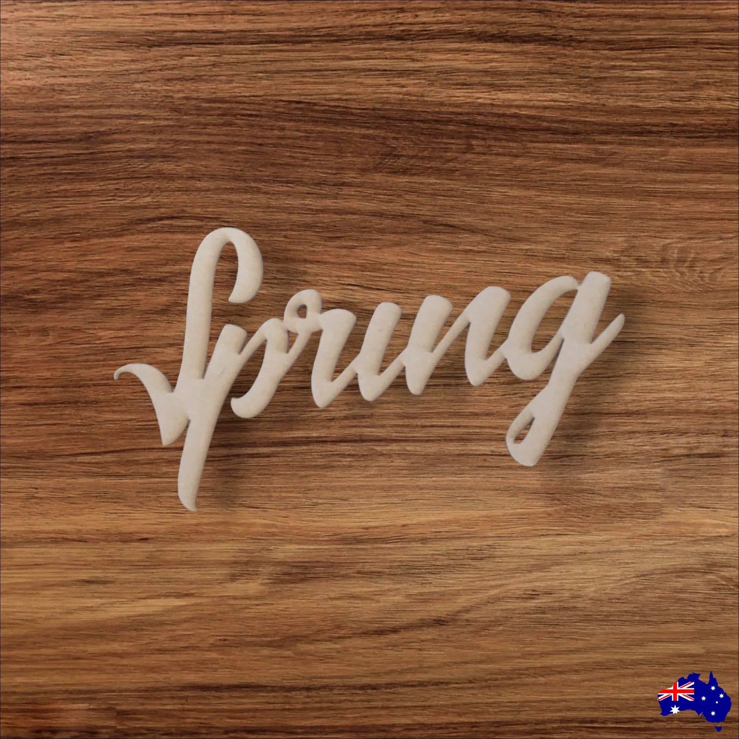 Spring Word Sign MDF DIY Wooden - The Renmy Store Homewares & Gifts