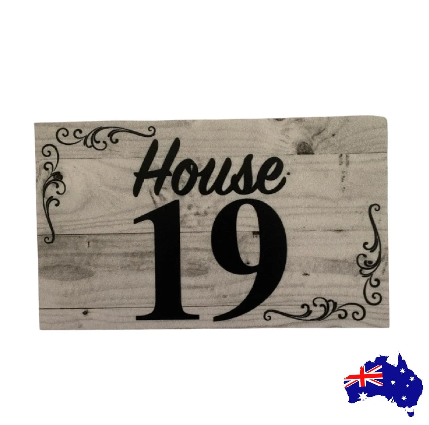 Personalised Street Number Address House Vintage Sign - The Renmy Store Homewares & Gifts